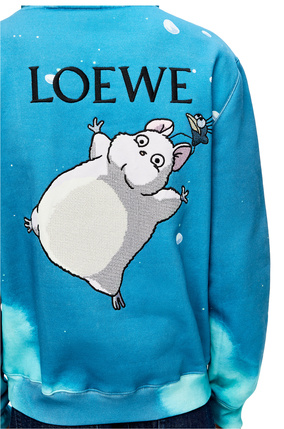 LOEWE Bô mouse hoodie in cotton Multicolor plp_rd