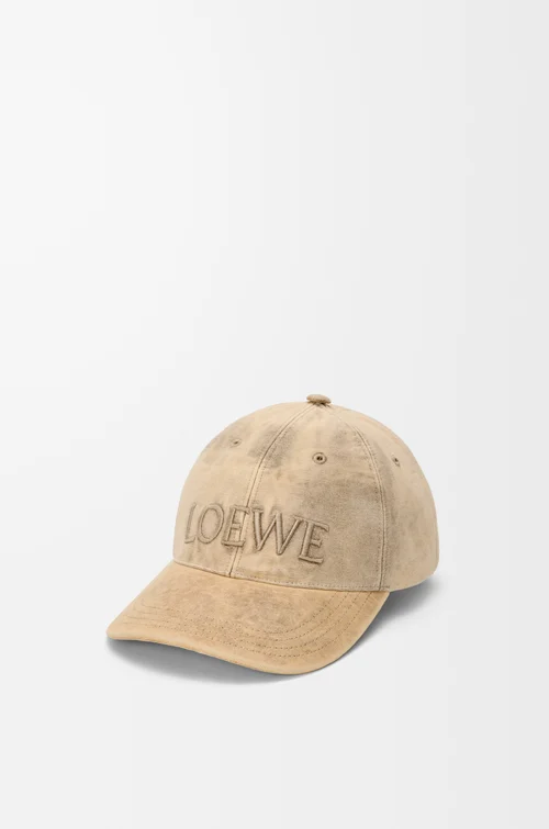 LOEWE LOEWE cap in denim White