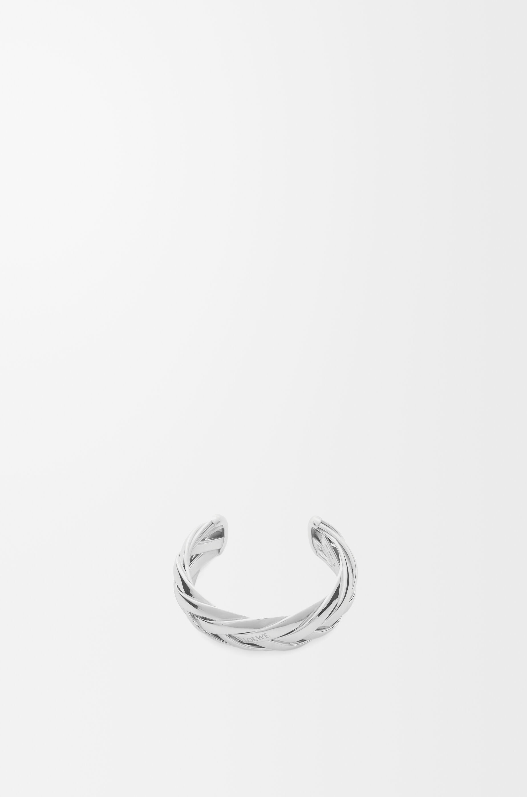 2024新商品 ブレイデッド カフス ラージ（スターリングシルバー） シルバー アクセサリー