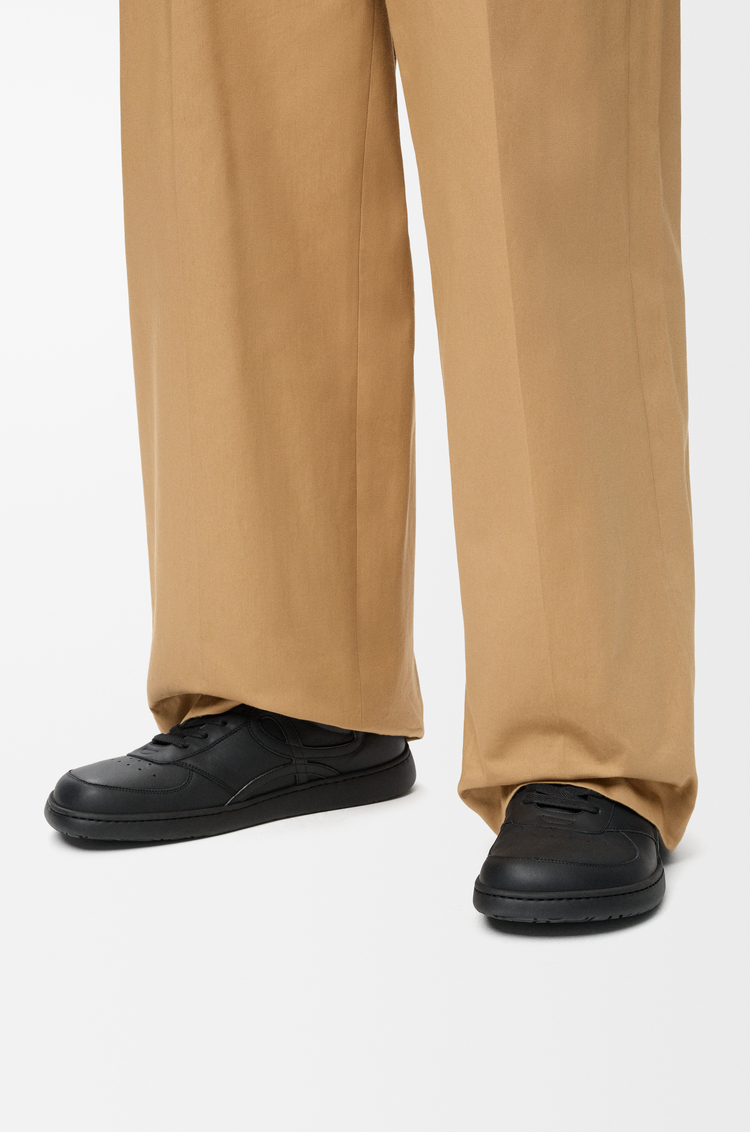 LOEWE Sneakers Jambo en cuir de veau souple grainé Noir