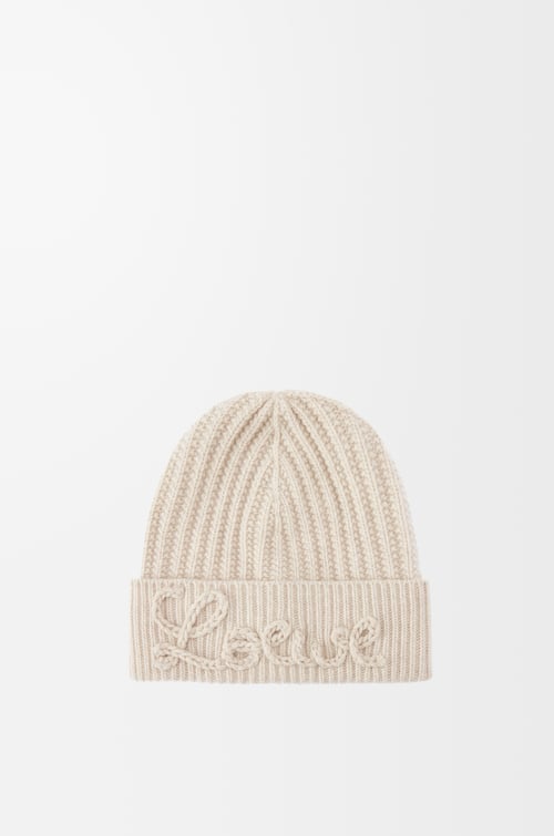 LOEWE Gorro LOEWE en lana Beige Claro plp_rd