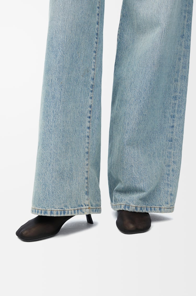 LOEWE ペタル スリングバッグ ヒールサンダル（メッシュ） ブラック