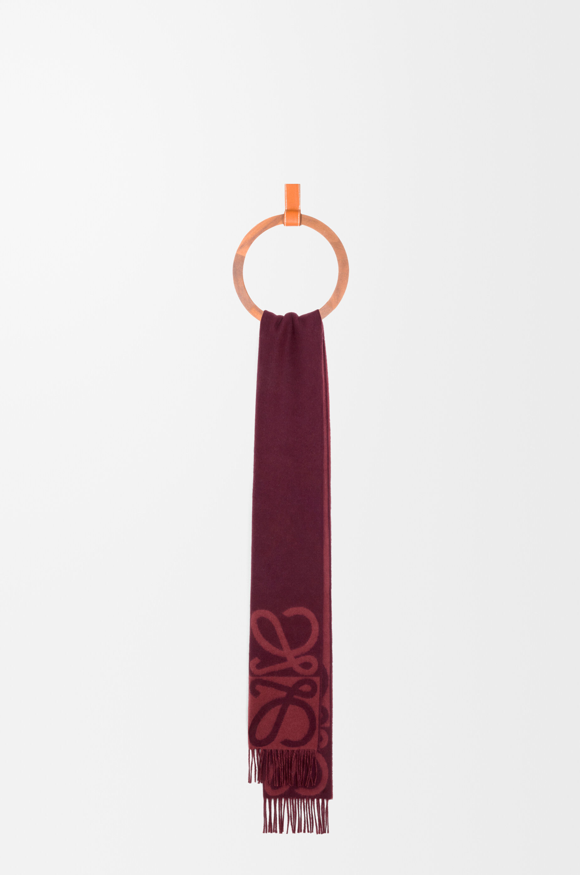 スカーフ（ウール&カシミヤ） レッド - LOEWE Japan official website