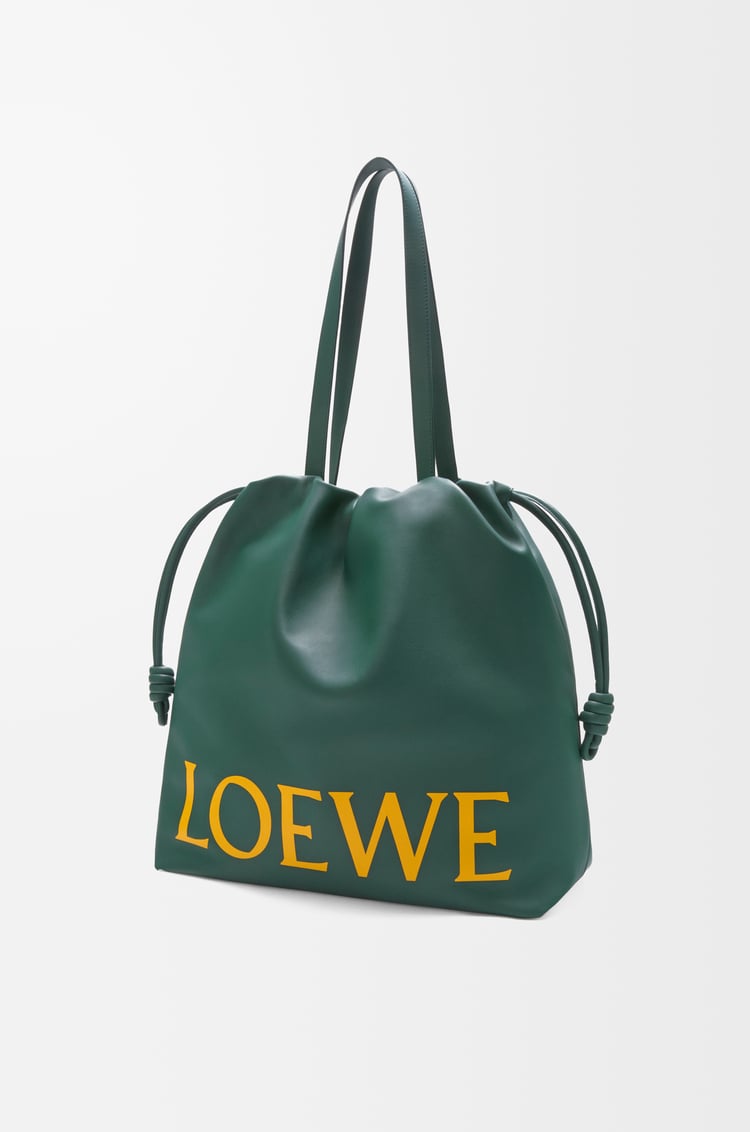 LOEWE フラメンコ ロゴトート（ナパ カーフ） エバーグリーン