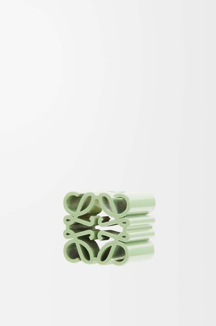 LOEWE Anagram cube dice in brass Jade