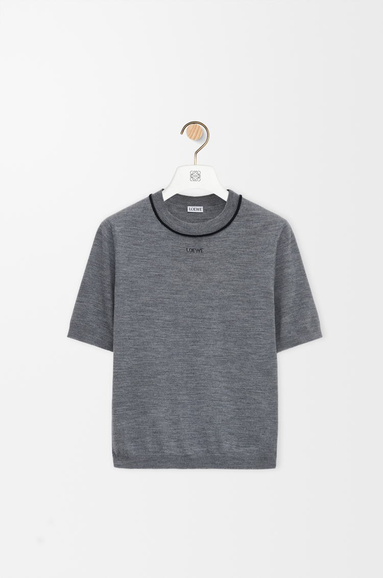 LOEWE セーター（ウール） Grey/Navy Blue