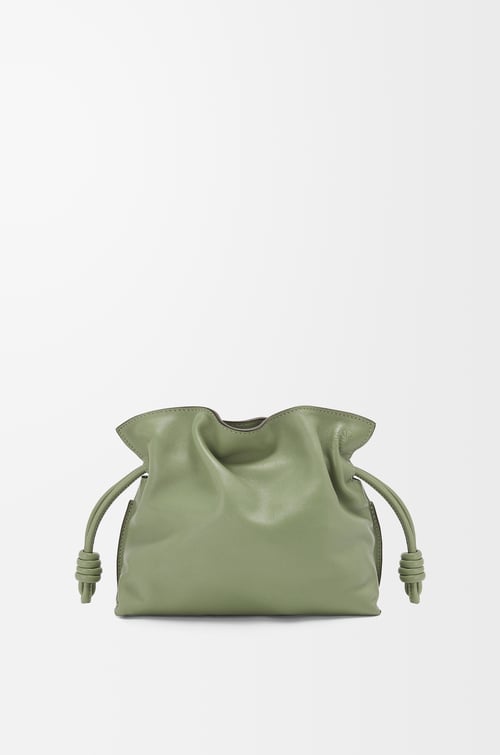 LOEWE Bolso Flamenco Clutch mini en piel napa de ternera Romero