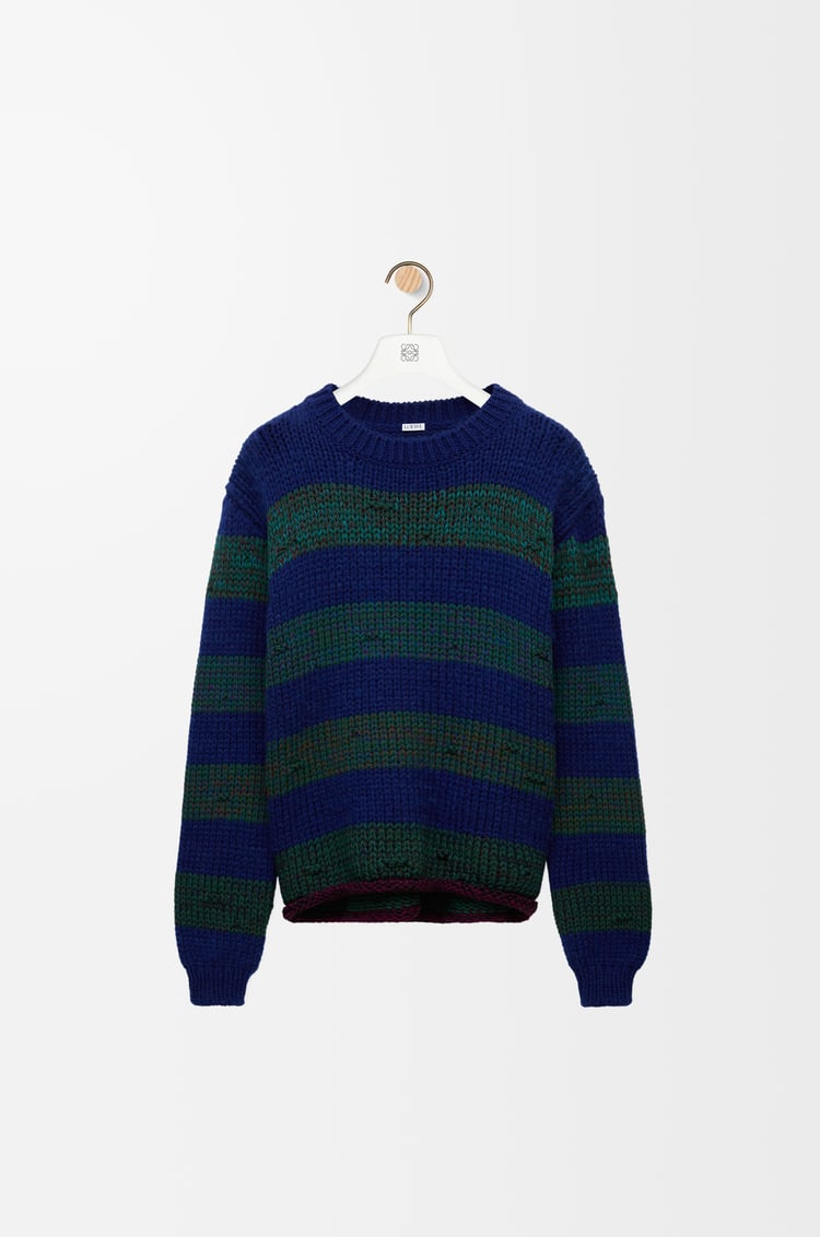 LOEWE Jersey en lana Azul/Verde