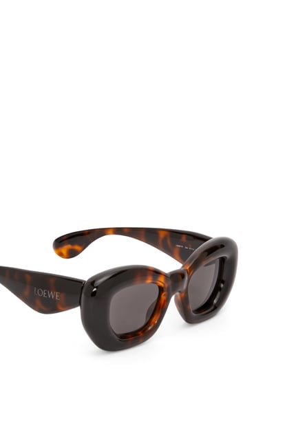 LOEWE Inflated butterfly sunglasses in nylon Dark Havana plp_rd