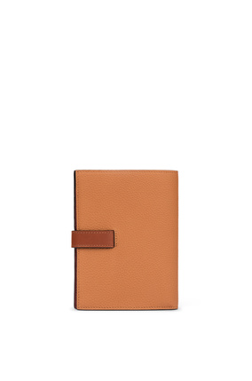 LOEWE Medium vertical wallet in soft grained calfskin Light Caramel/Pecan plp_rd
