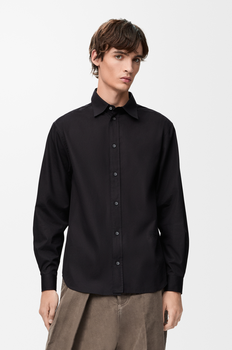 LOEWE Camisa en algodón Negro