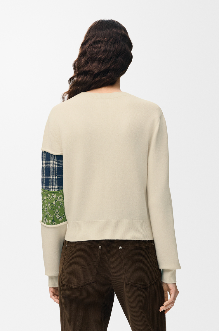 LOEWE Jersey en lana Blanco/Multicolor