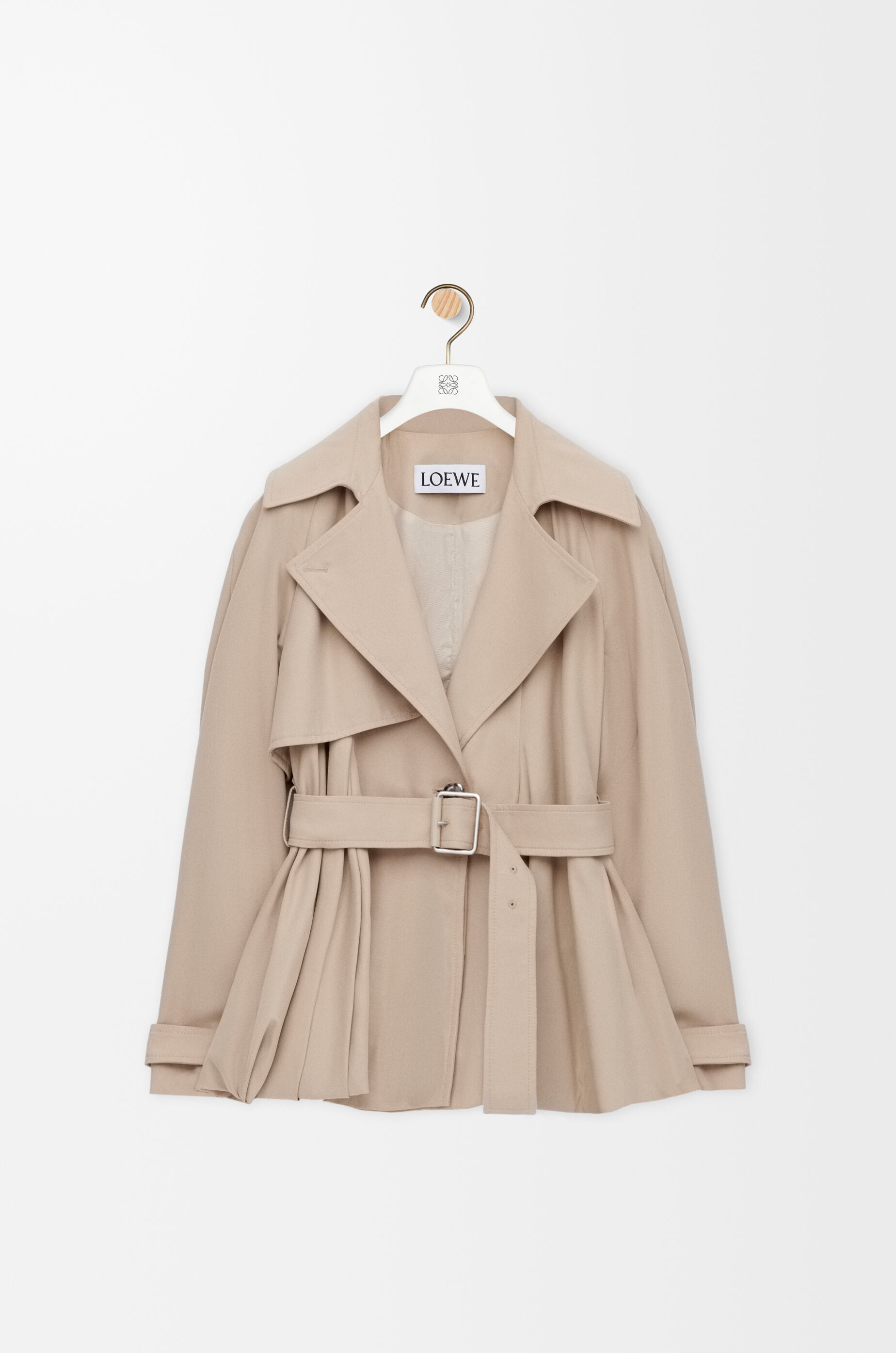 Beige Linen Zip Up Saharienne Jacketロエベ Linen jacket - XAVIER - Nina Kendosa