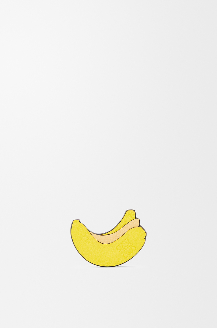 LOEWE Dado Banana en piel de ternera clásica Amarillo