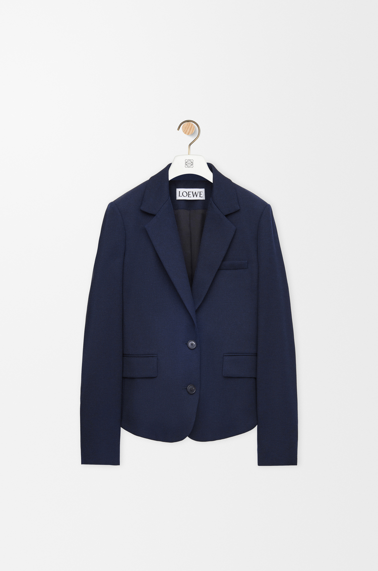LOEWE Giacca sartoriale in lana Blu Navy