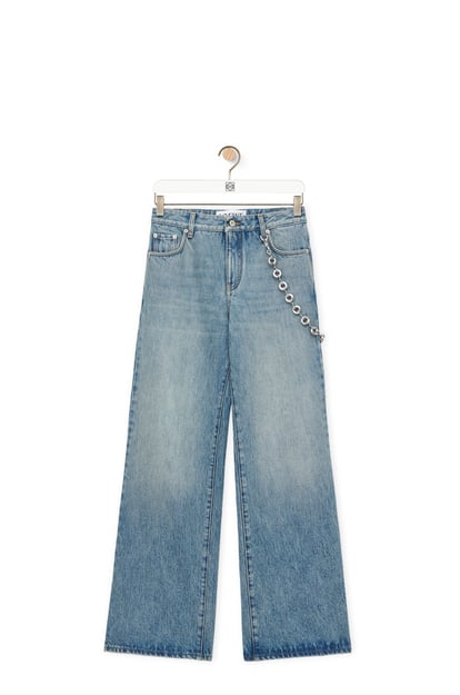 LOEWE Chain jeans in denim Washed Denim plp_rd
