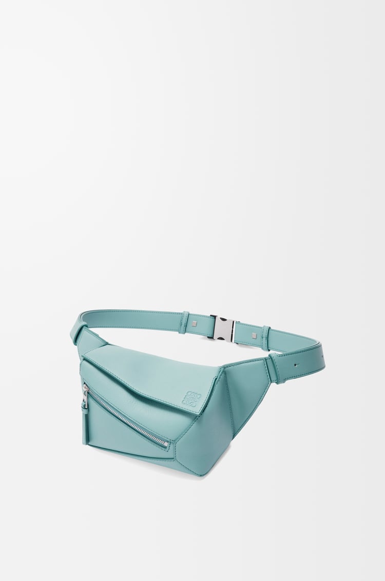 LOEWE Mini Puzzle bumbag in classic calfskin Water