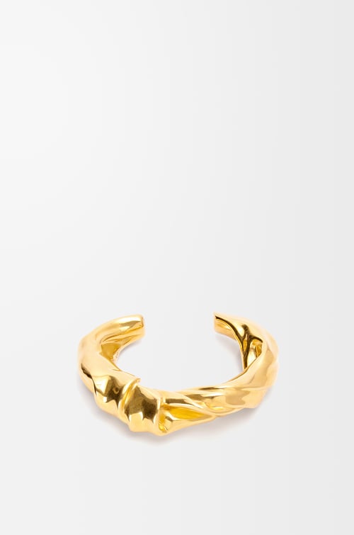 LOEWE Manchette Nappa Twist en argent sterling Doré