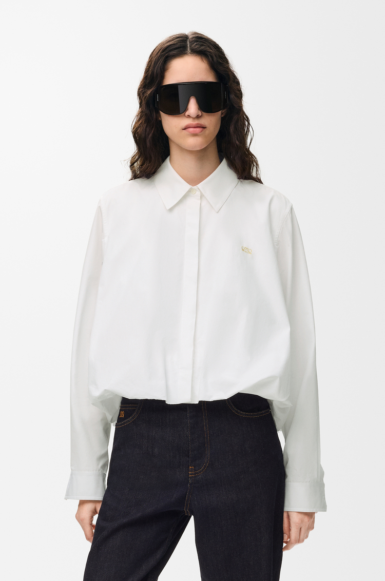 LOEWE Camisa en algodón Blanco