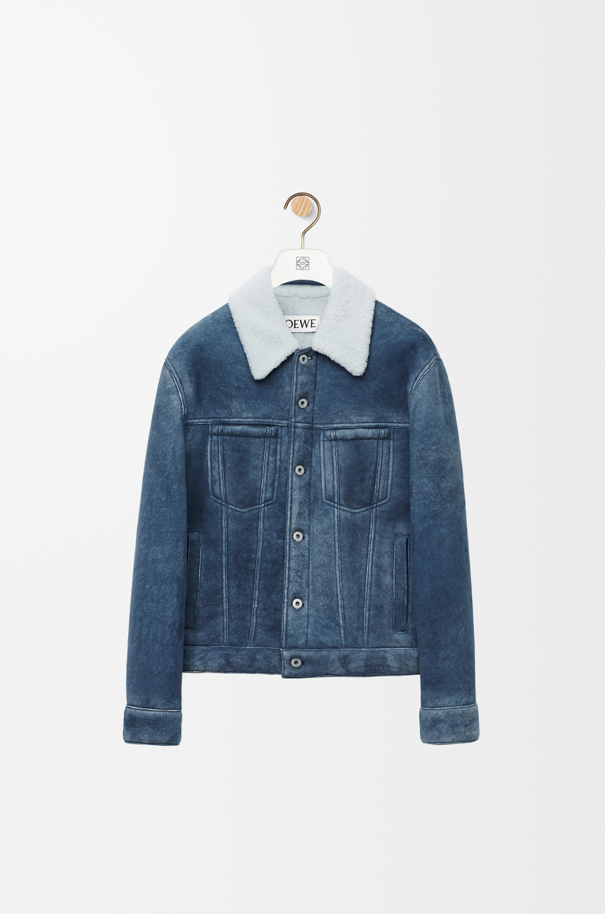 Jacket in shearling