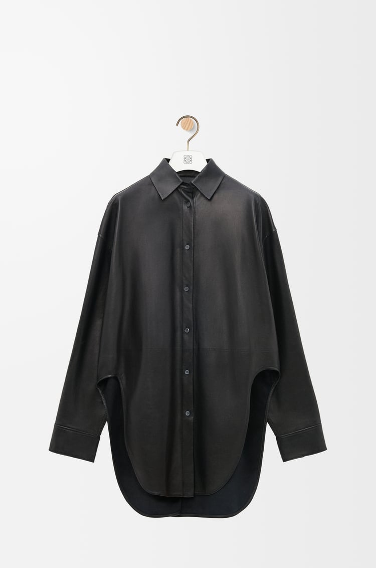 LOEWE Shirt in nappa lambskin Black