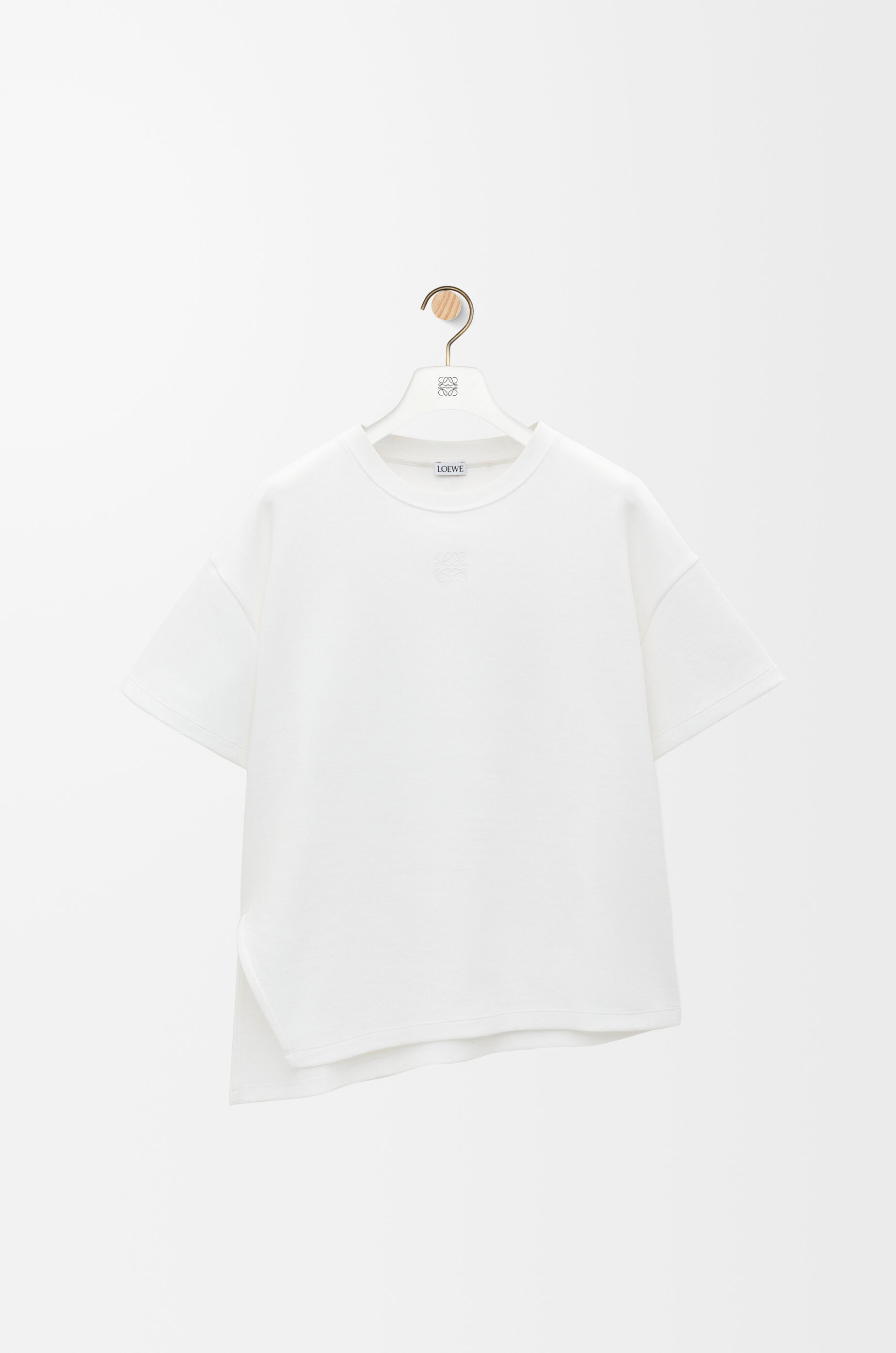 アシンメトリー Tシャツ（コットンブレンド） ホワイト - LOEWE