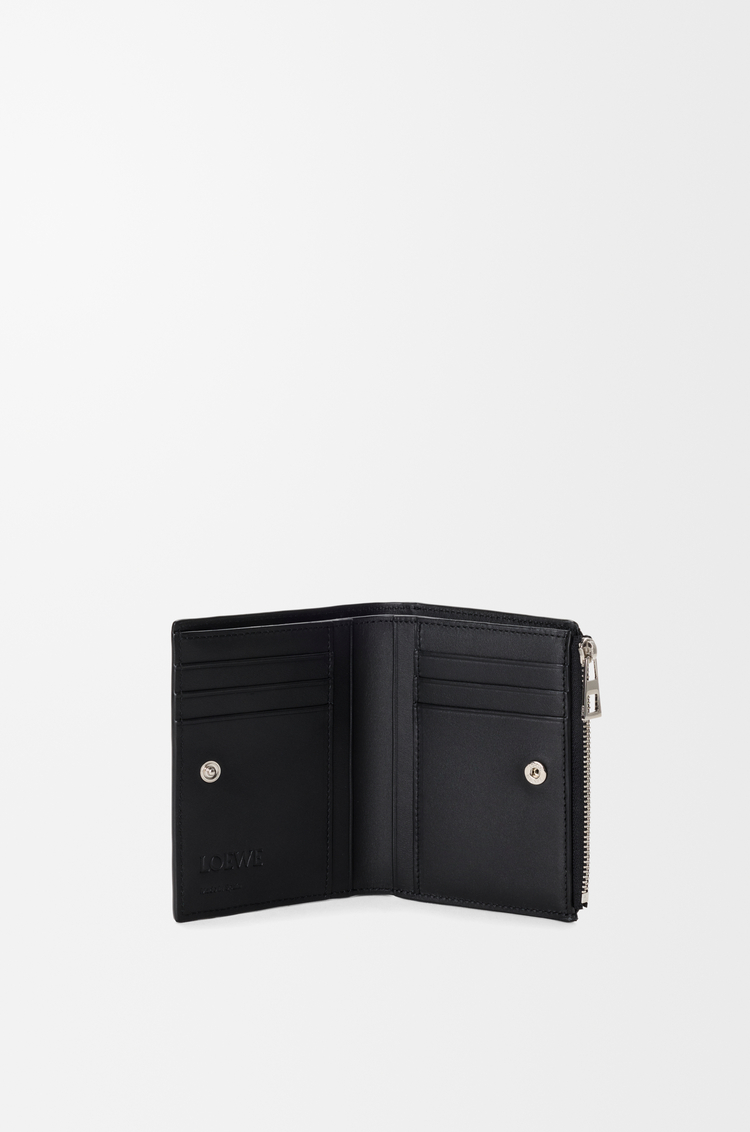 LOEWE スリム コンパクト ウォレット（シャイニーカーフ） ブラック