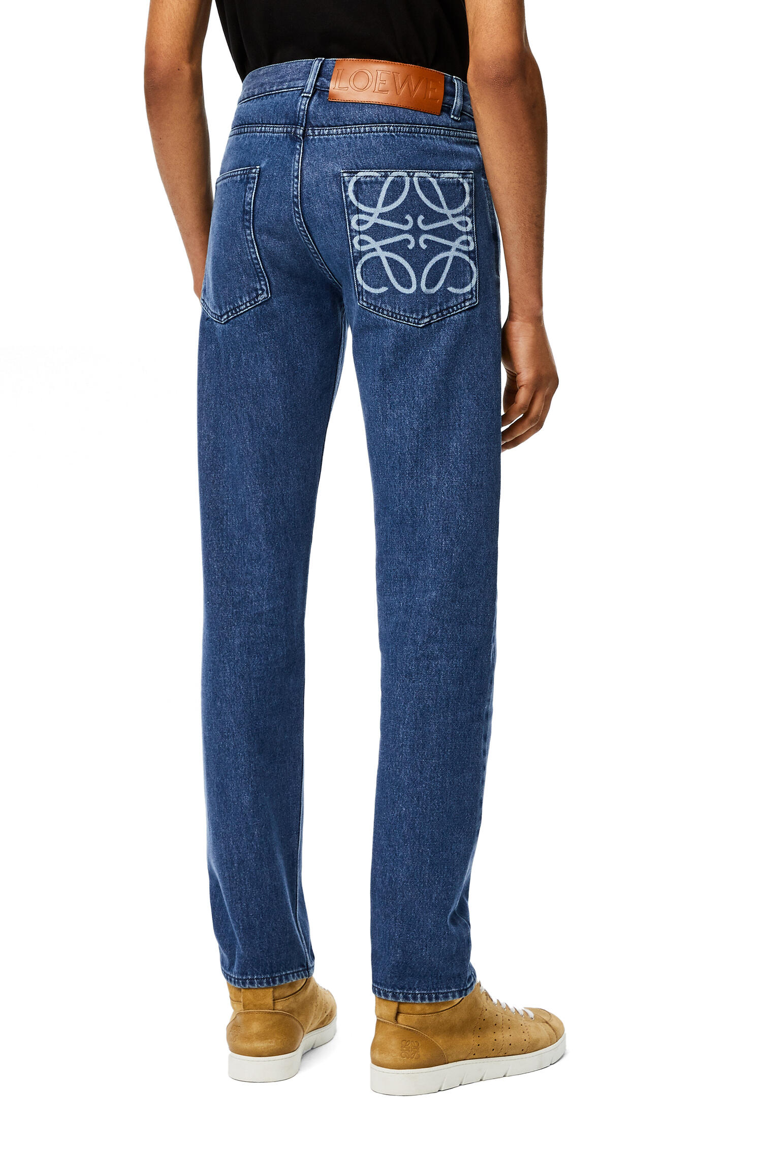 Tapered jeans in denim Blue LOEWE Tapered jeans in denim Blue LOEWE