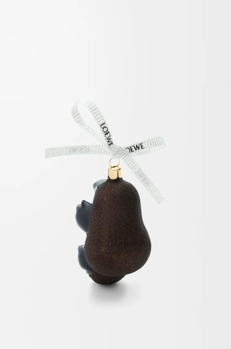 LOEWE Boule de Noël en verre soufflé Chocolate/Black