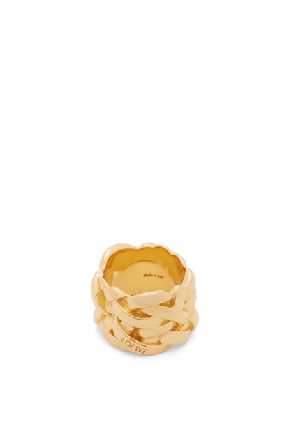 LOEWE Nest ring in sterling silver Gold plp_rd