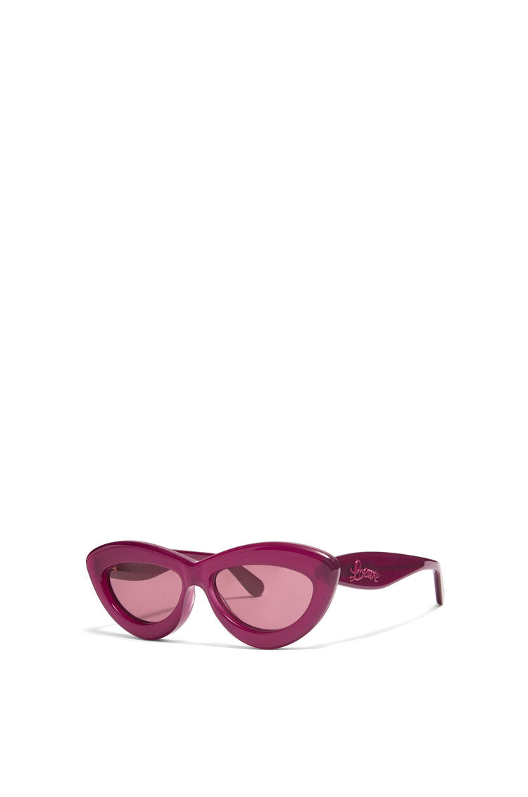 LOEWE Cat's eye sunglasses in acetate Cherry