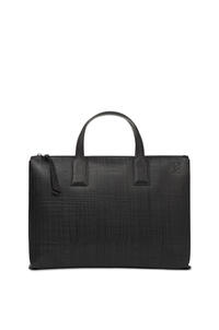 LOEWE Goya simple briefcase in calfskin Black