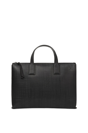 LOEWE Goya simple briefcase in calfskin Black plp_rd