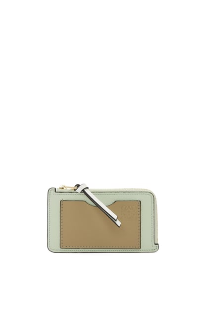 LOEWE Coin cardholder in soft grained calfskin Spring Jade/Clay Green plp_rd