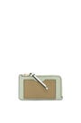 LOEWE Coin cardholder in soft grained calfskin Spring Jade/Clay Green