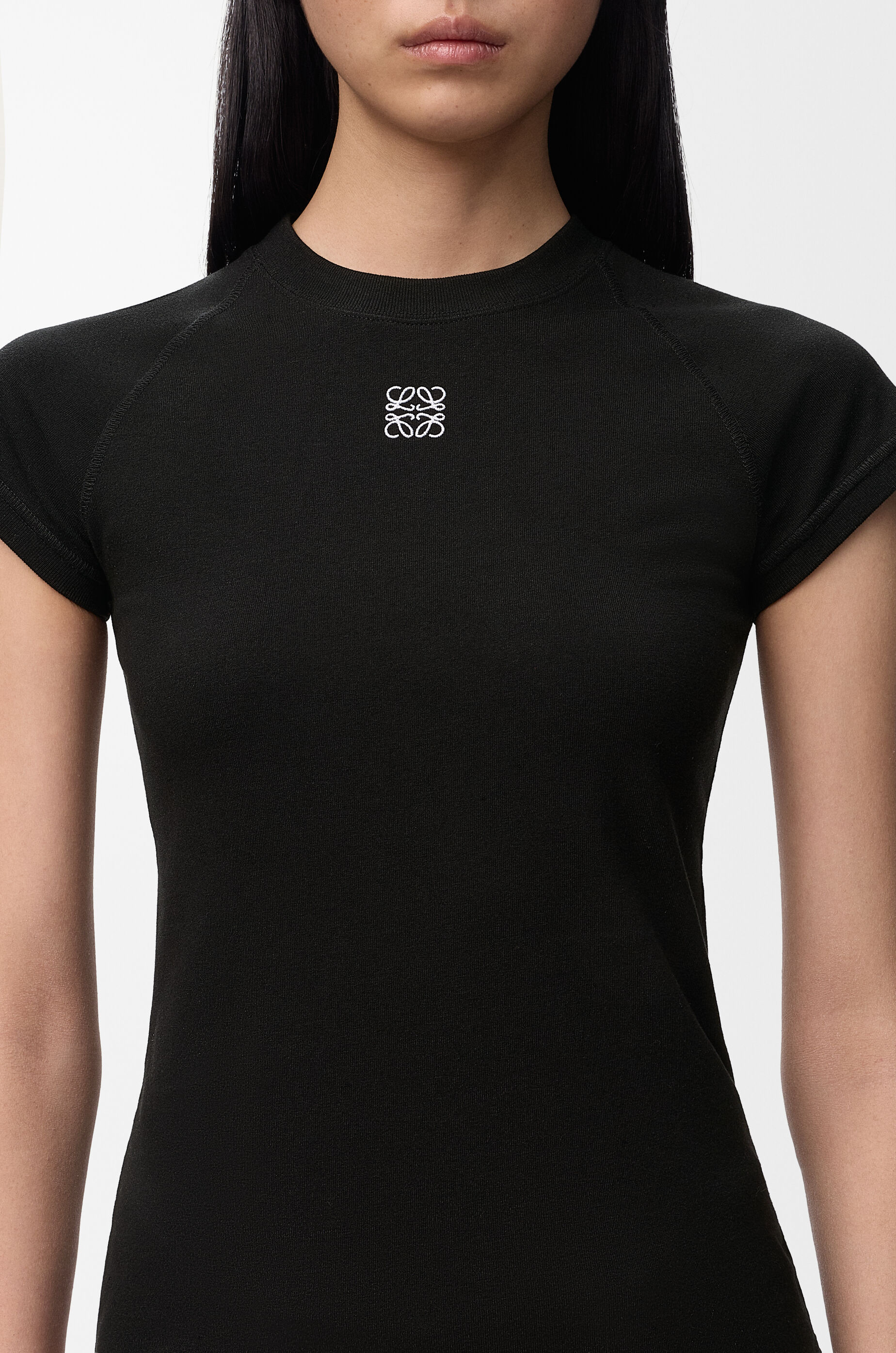 Small fit T-shirt in cotton blend Black - LOEWE USA Official Website