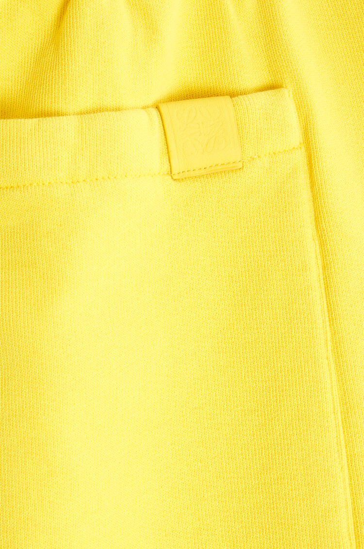 LOEWE Drawstring shorts in cotton Yellow