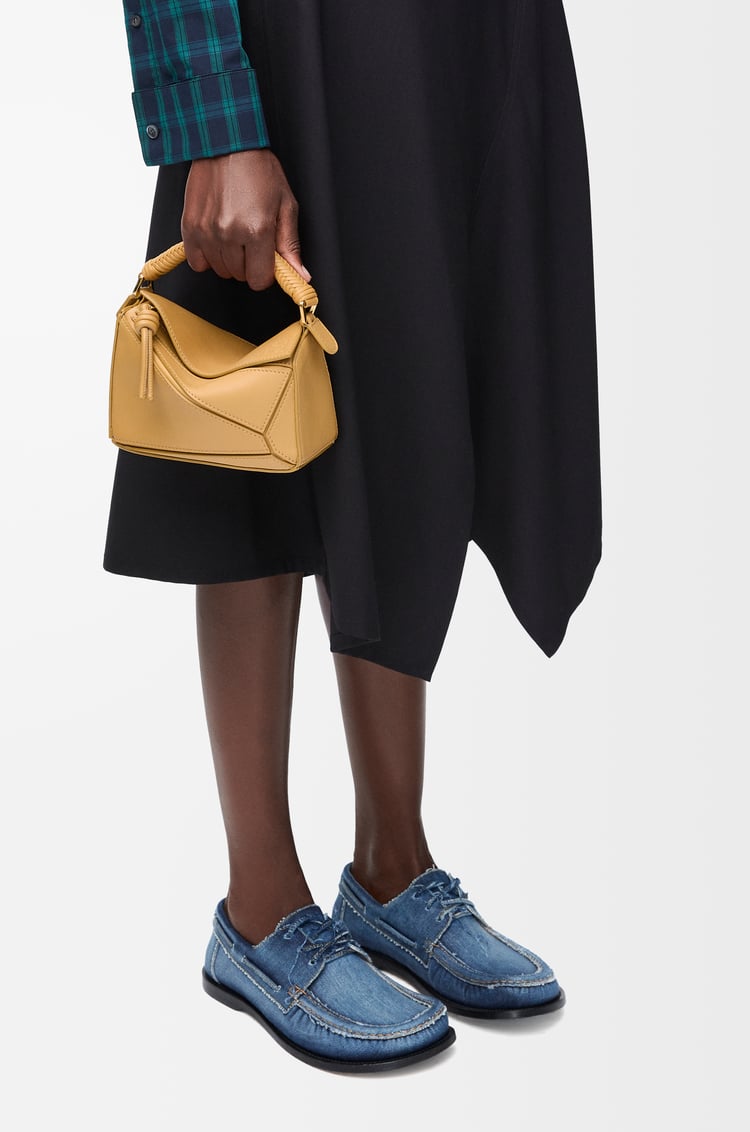 LOEWE Mini Puzzle bag in smooth calfskin Sahara
