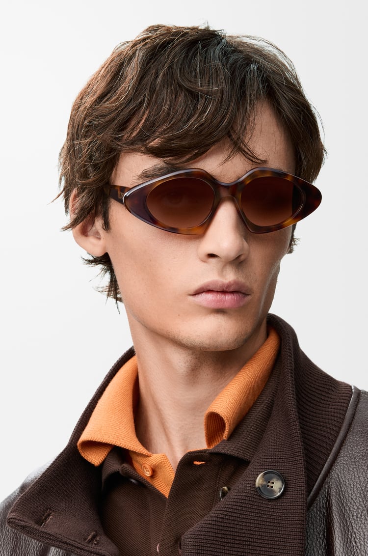 LOEWE Gafas de sol Triangle Slim Marrón Habano