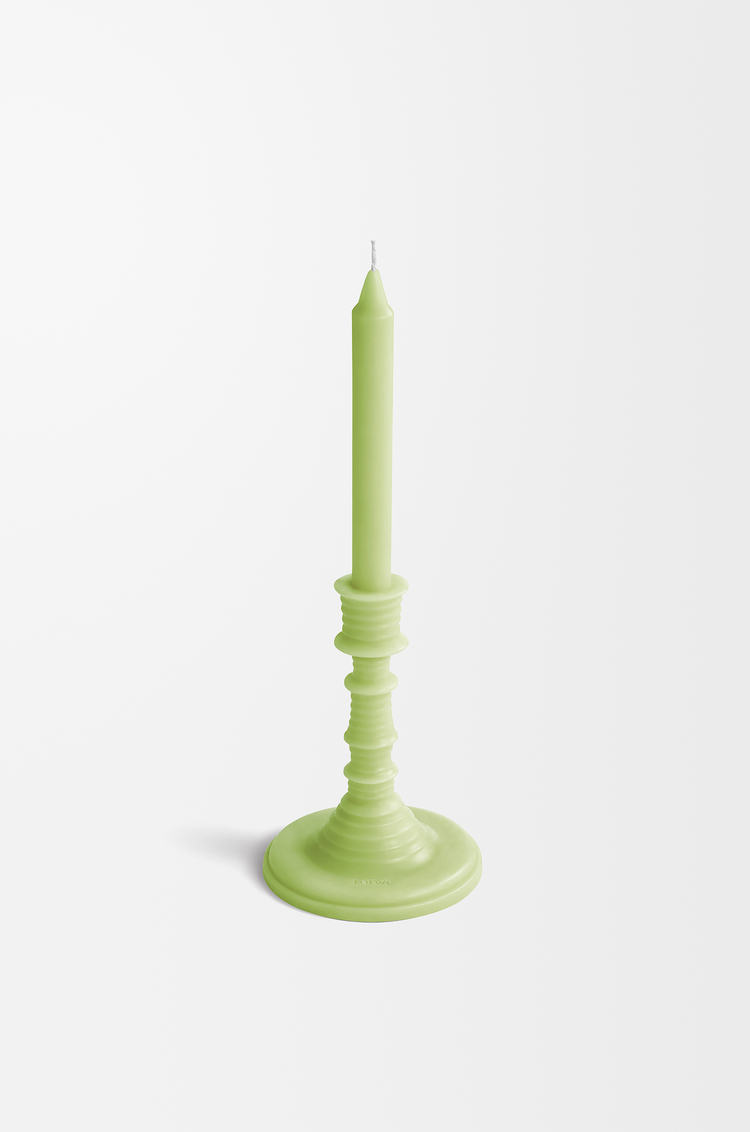LOEWE Cucumber wax candleholder Light Green
