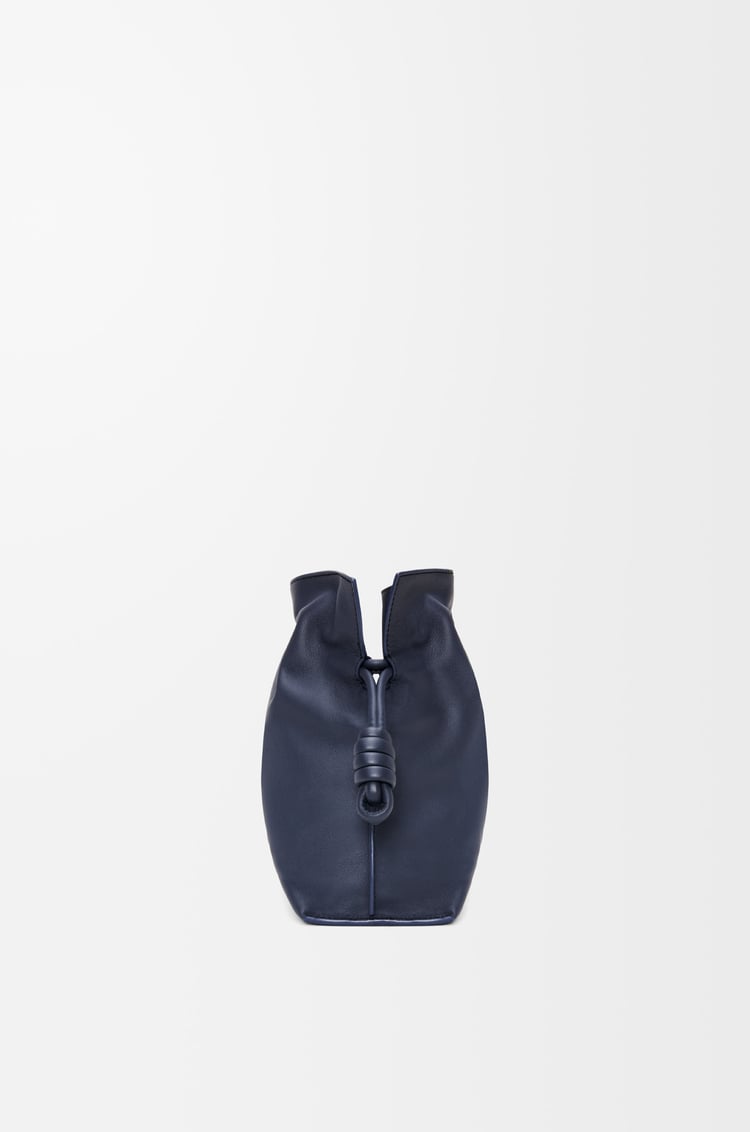 LOEWE Medium Flamenco clutch in nappa calfskin Abyss Blue