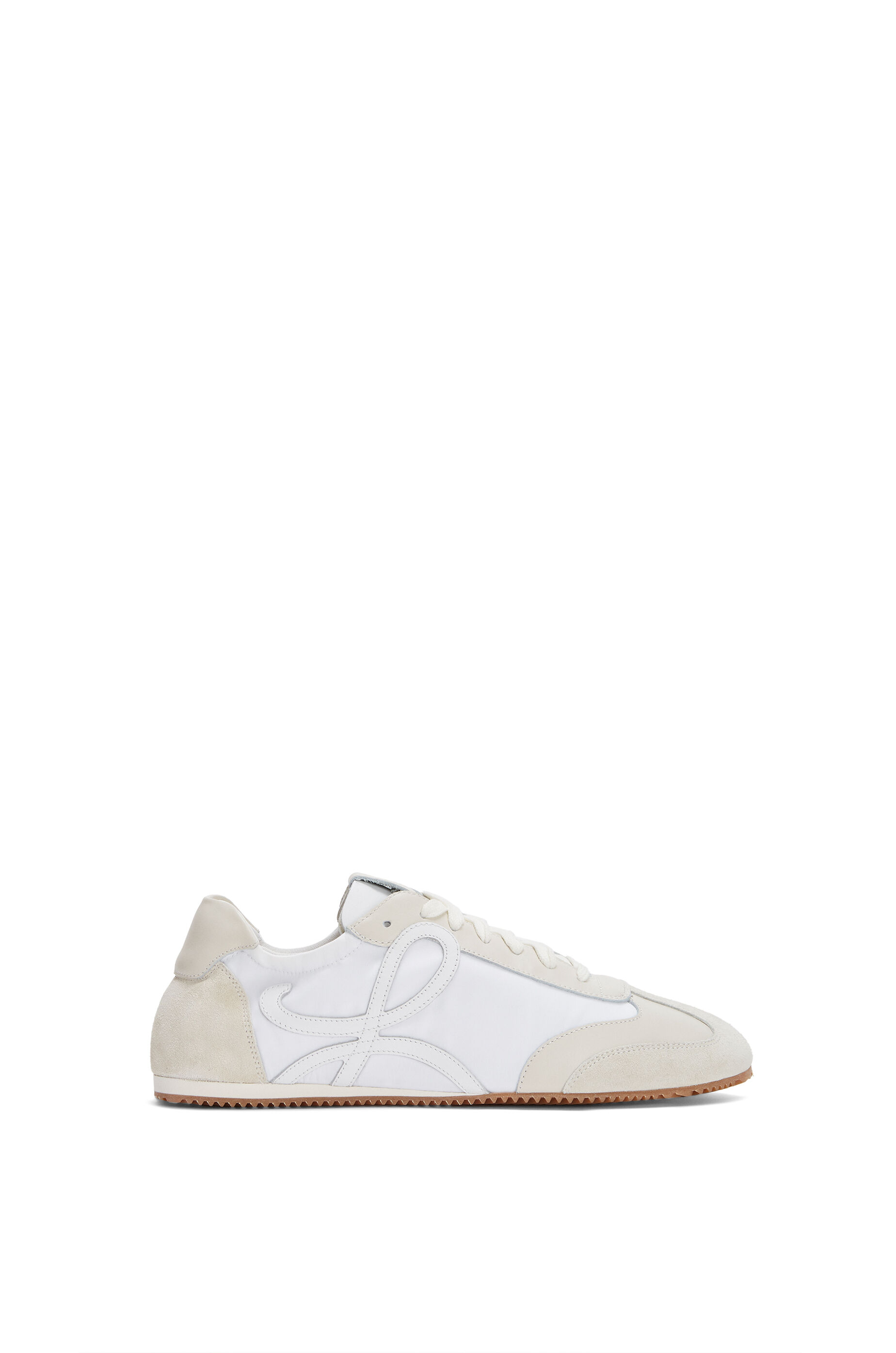 Mens Shoes Trainers Low-top trainers Loewe Leather Luxury Flow Runner In Calfskin For Men in White for Men 