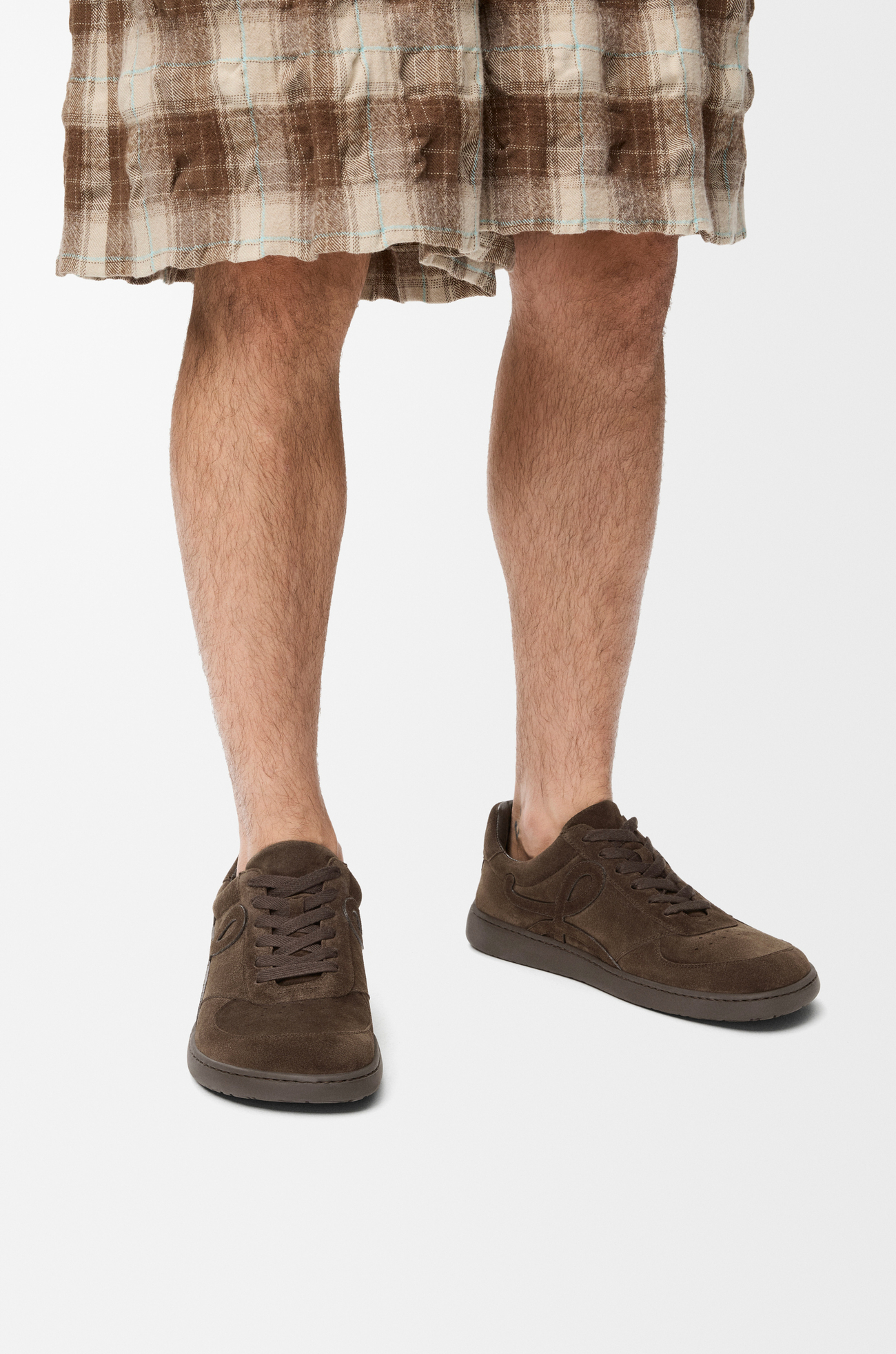 LOEWE ジャンボ スニーカー（カーフスエード） ダークブラウン