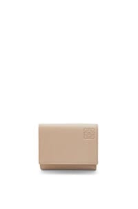 LOEWE Trifold wallet in soft grained calfskin Sand