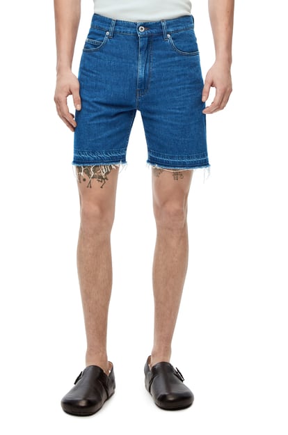 LOEWE Shorts in denim Medium Blue plp_rd