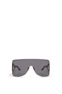 LOEWE Gafas de sol montura máscara rectangular en nylon Negro