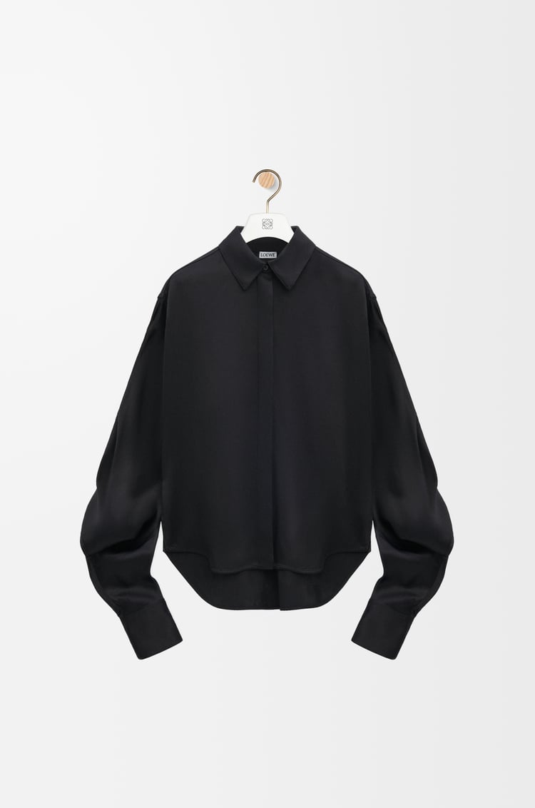 LOEWE Camisa en viscosa Negro