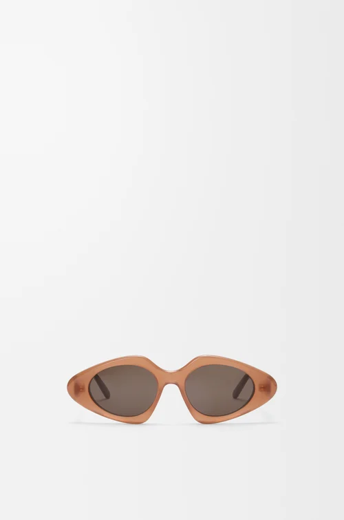 LOEWE Triangle Slim sunglasses Milky Caramel