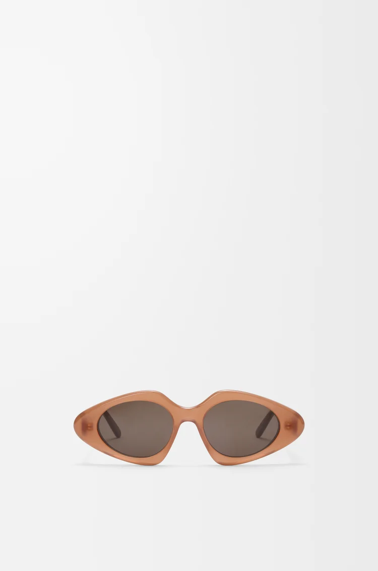 LOEWE Slim Triangle 太阳镜 牛奶焦糖色