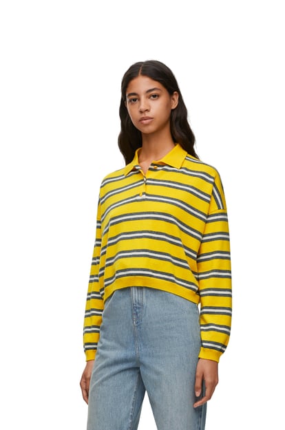 LOEWE Polo sweater in wool Yellow plp_rd